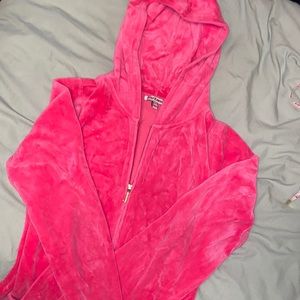 JUICY COUTURE HOT PINK ZIP UP